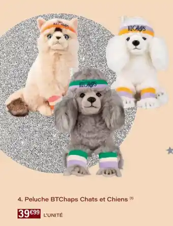 Monoprix Peluche btchaps chats et chiens offre