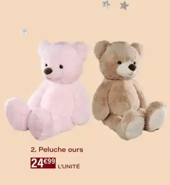 Monoprix Peluche ours offre