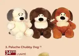 Monoprix Peluche chubby dog offre