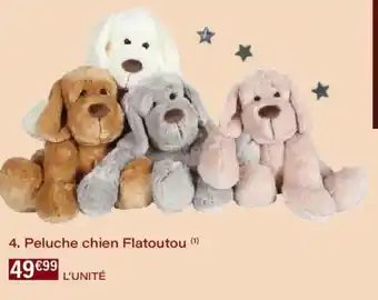 Monoprix Peluche chien flatoutou offre
