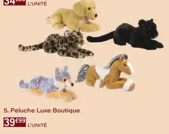 Monoprix Peluche luxe boutique offre