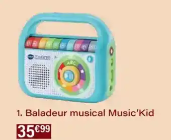 Monoprix Baladeur musical Music'Kid offre