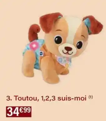 Monoprix Toutou, 1,2,3 suis-moi offre