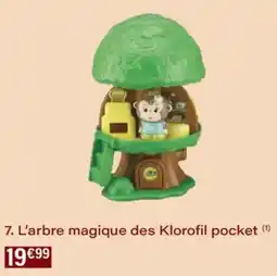 Monoprix L'arbre magique des klorofil pocket offre