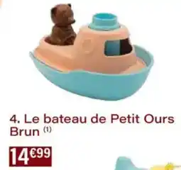 Monoprix Le bateau de petit ours brun offre