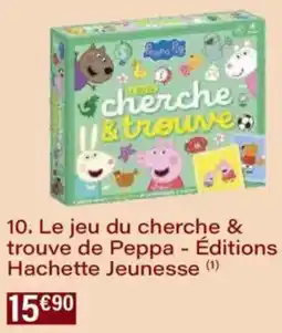 Monoprix Le jeu du cherche & trouve de peppa - éditions hachette jeunesse offre