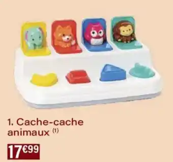 Monoprix Cache-cache animaux offre