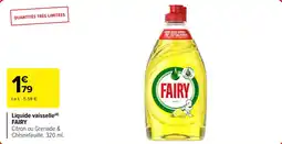 Carrefour Market Liquide vaisselle fairy offre