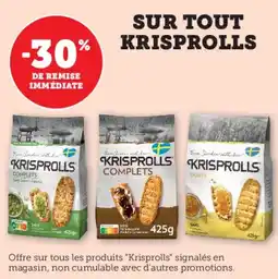 Hyper U Sur tout krisprolls offre