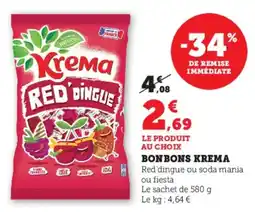 Hyper U Bonbons krema offre