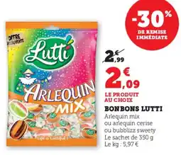 Hyper U Bonbons lutti offre