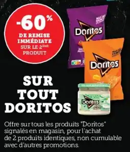 Hyper U Sur tout doritos offre
