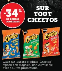 Hyper U Sur tout cheetos offre