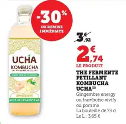 Hyper U The fermente petillant kombucha ucha offre