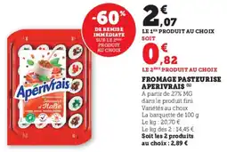 Hyper U Fromage pasteurise aperivrais offre