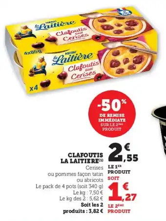 Hyper U Clafoutis la laitiere offre