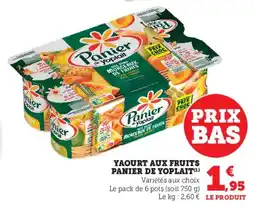 Hyper U Yaourt aux fruits panier de yoplait offre