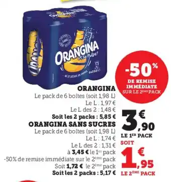 Hyper U Orangina offre