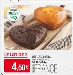 Match Moelleux Coeurs Nature offre