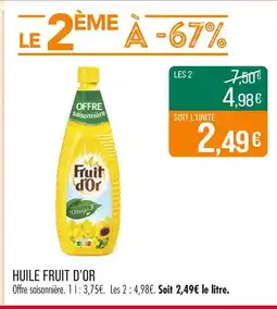 Match Fruit d'Or Huile offre