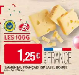 Match Emmental Français IGP Label Rouge offre