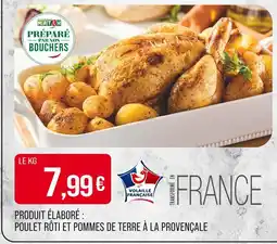 Match Produit élaboré : Poulet rôti et pommes de terre à la provençale offre