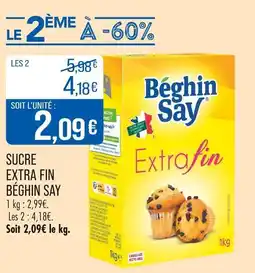 Match BEGHIN SAY Sucre extra fin offre