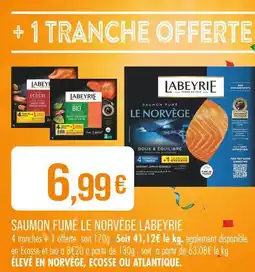 Match LABEYRIE Saumon fumé Le Norvège offre