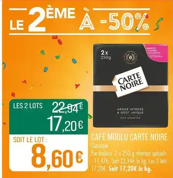 CARTE NOIRE Café Moulu