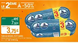 Match Petit Navire Thon entier au naturel offre