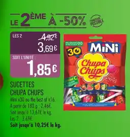 Match Chupa Chups Sucettes offre