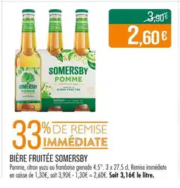 Match SOMERSBY Bière Fruitée Pomme offre