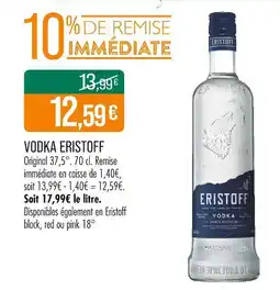 Match ERISTOFF Vodka offre