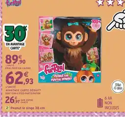 Intermarché Peanut le singe 38 cm offre