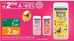 Match LE PETIT MARSEILLAIS Crème de Douche & Bain Extra Douce Fleur de Cerisier Bio offre