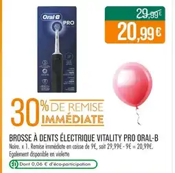 Match ORAL-B Brosse à dents électrique vitality pro offre