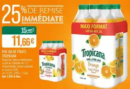 Match Tropicana Orange Sans Pulpe Pressée offre