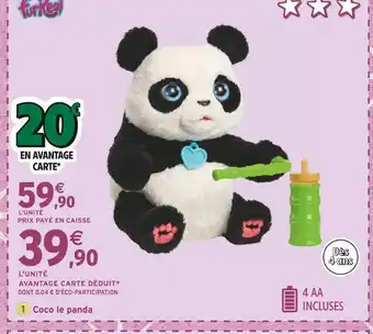 Intermarché FURREAL Coco le panda offre