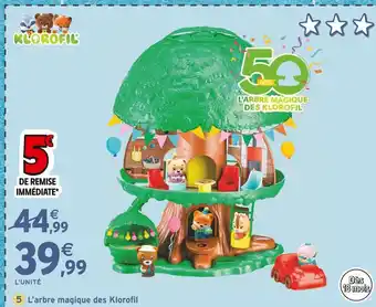Intermarché KLOROFIL L'arbre magique des Klorofil offre