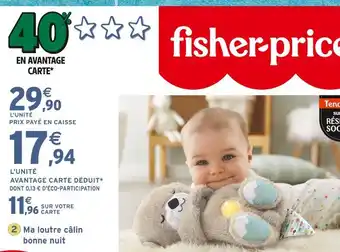 Intermarché Ma loutre câlin bonne nuit offre