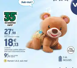 Intermarché VTECH BABY Ourson 1.2.3, suis moi offre