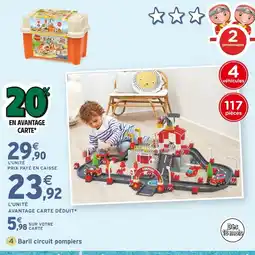 Intermarché ABRICK Baril circuit pompiers offre