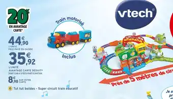 Intermarché VTECH Super circuit train éducatif Tut Tut offre