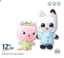 Intermarché GABBY ET LA MAISON MAGIQUE Peluche Gid Gabby 20/25cm offre