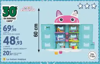 Intermarché Gabby's Dollhouse La maison magique offre