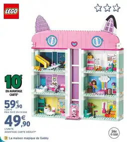 Intermarché LEGO La maison magique de Gabby offre