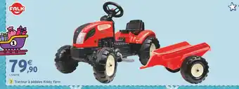 Intermarché FALK Tracteur à pédales Kiddy Farm offre