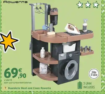 Intermarché ROWENTA Buanderie Wash and Clean offre