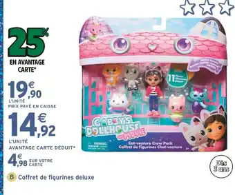 Intermarché GABBY'S DOLLHOUSE Coffret de figurines deluxe offre