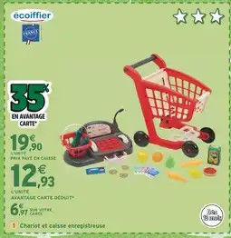 Intermarché ECOIFFIER Chariot et caisse enregistreuse offre